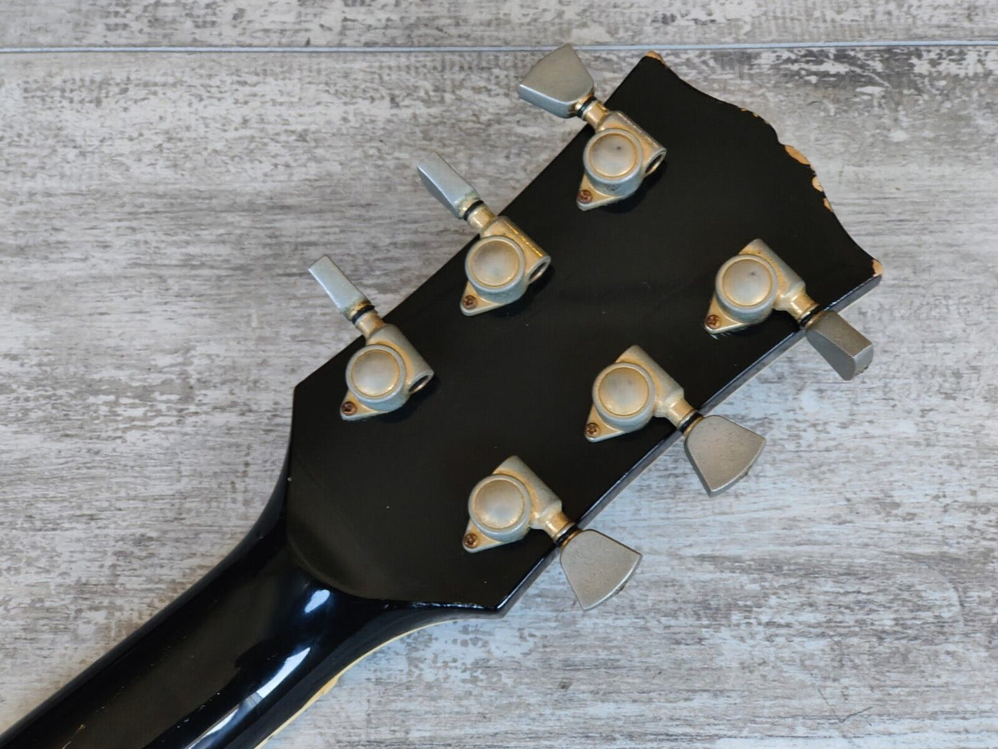 1976 Aria Pro II Japan LC-500 Les Paul Custom (Black/Ebony)