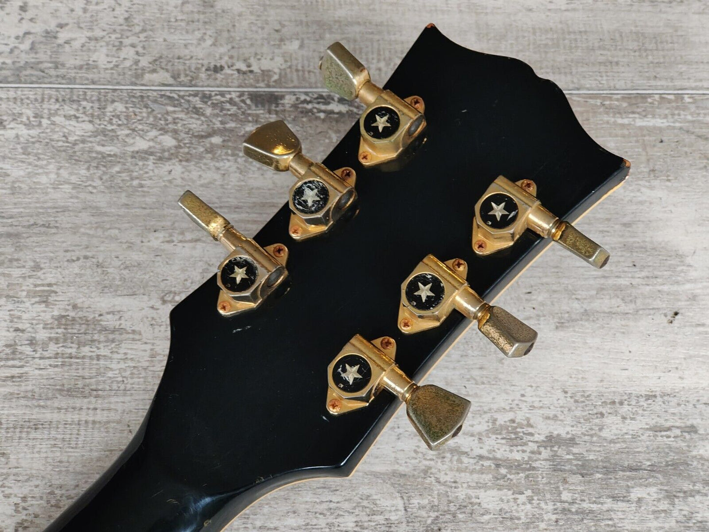 1974 Greco Japan EG-650B Les Paul Custom (Ebony/Black)