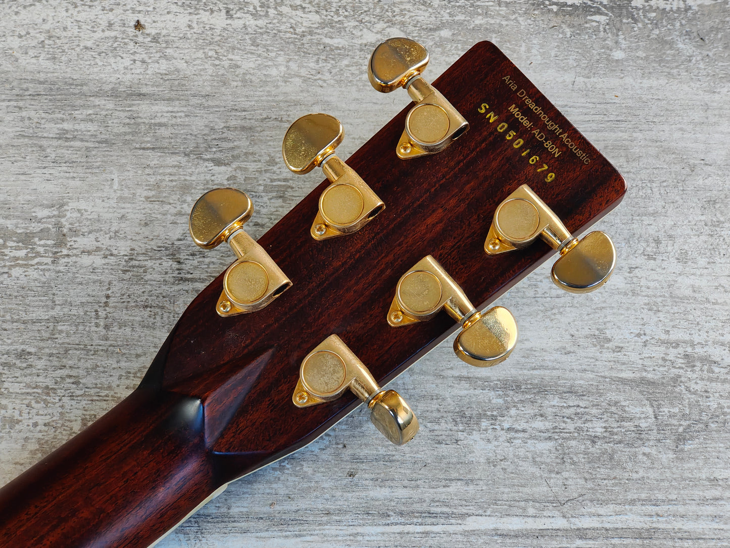 Aria AD-80N Dreadnought Acoustic Guitar (D-41)