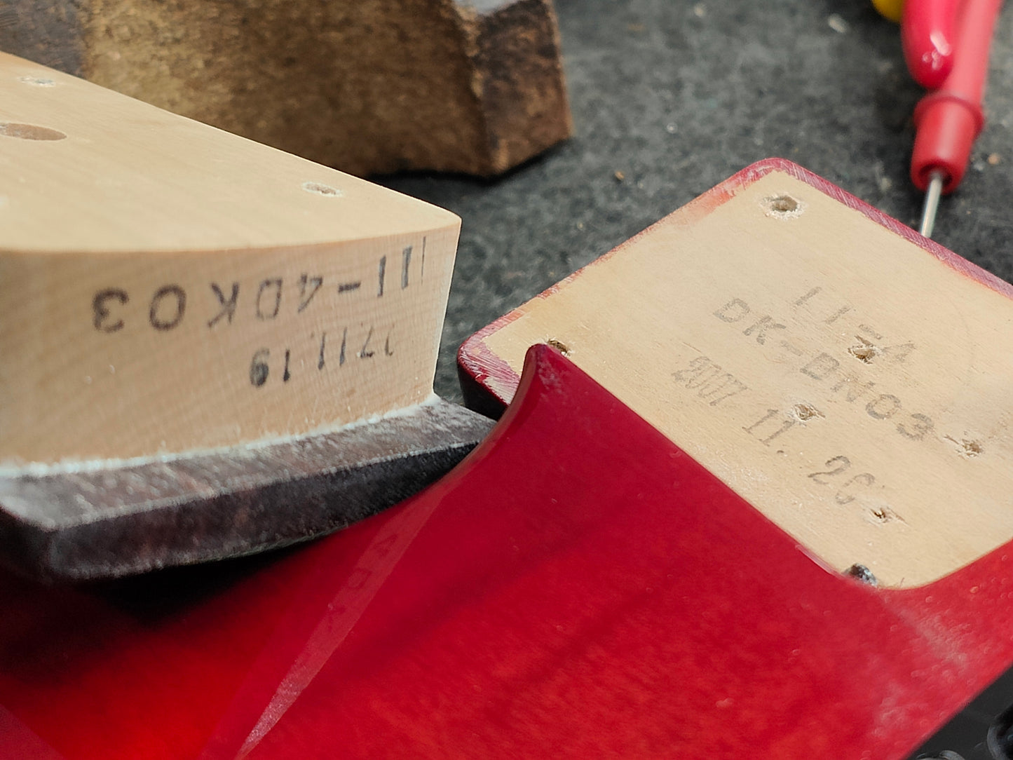 2007 Jackson Stars Japan DK-03 HH Dinky (Flame Red)