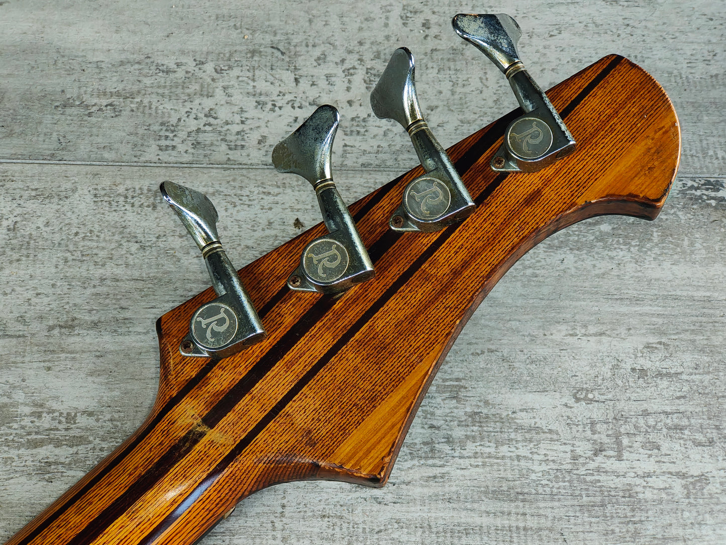 1990 B.C Rich Japan Warlock Bass w/EMG Pickup (Brown)