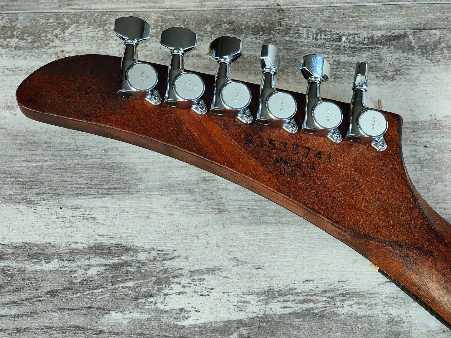 1995 Gibson USA '76 Reissue Explorer (Brown Mahogany)