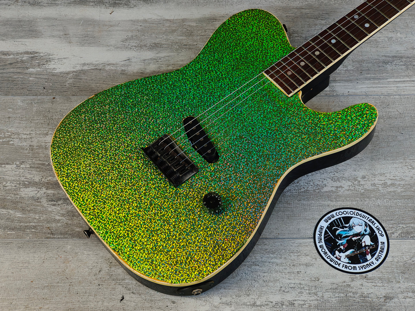 1990 Fernandes Japan TEJ-70 Contemporary Twang-Style (Sparkle Sparkle)