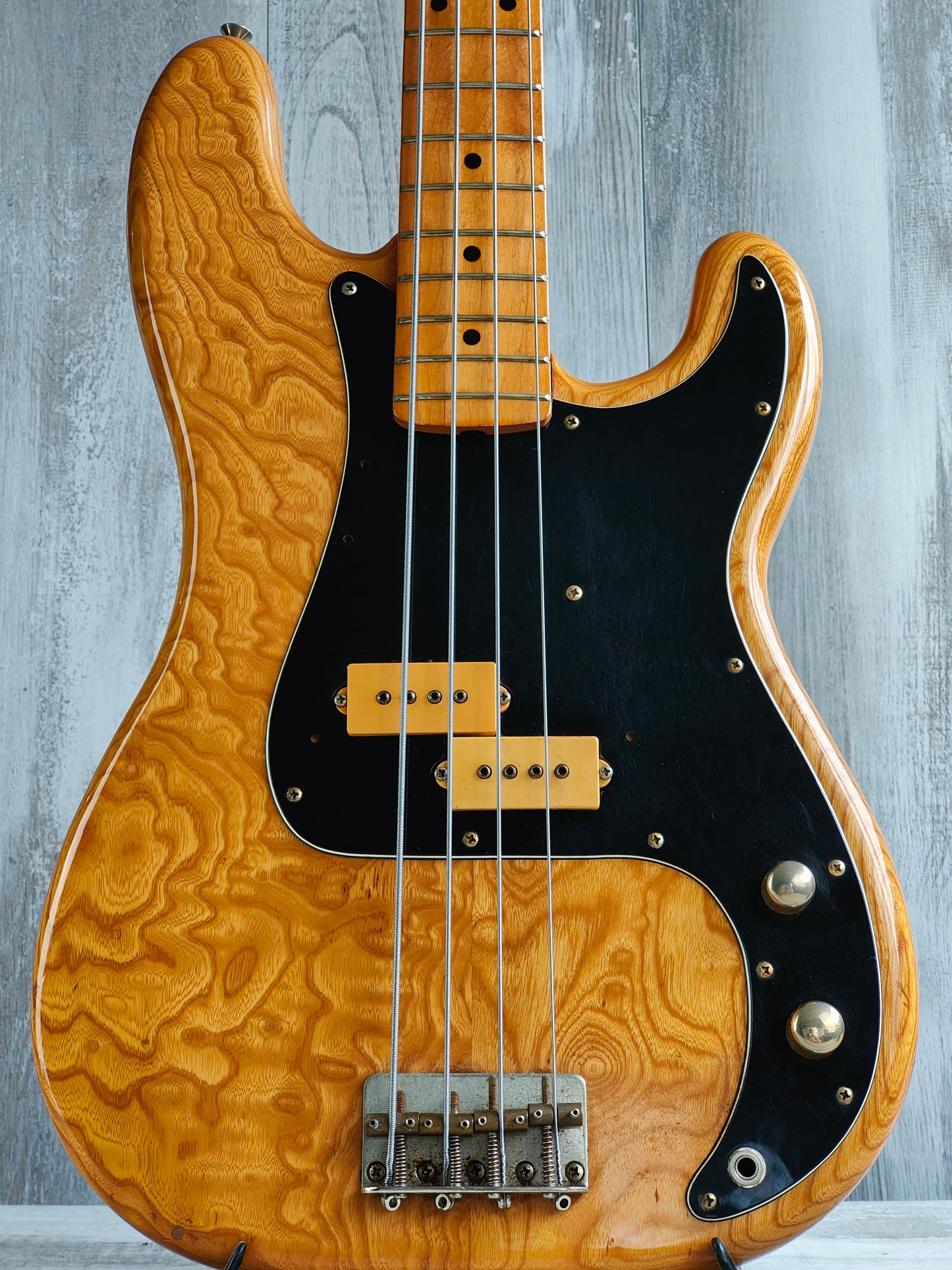 1980 Tokai Japan PB Hard Puncher Precision Bass (Curly Natural Ash)