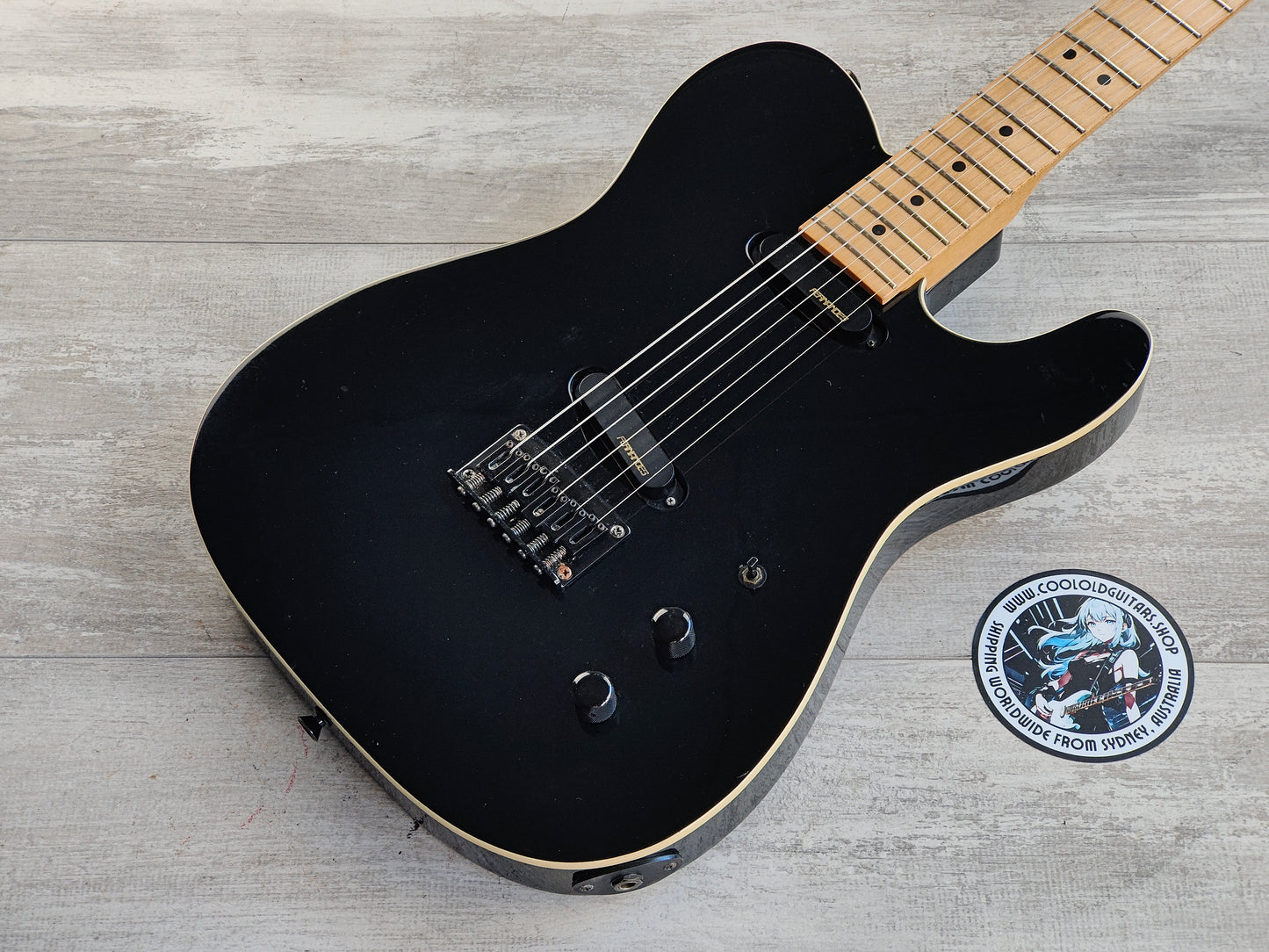 1990's Fernandes Japan TE Series Contemporary Twang-Style (Black)