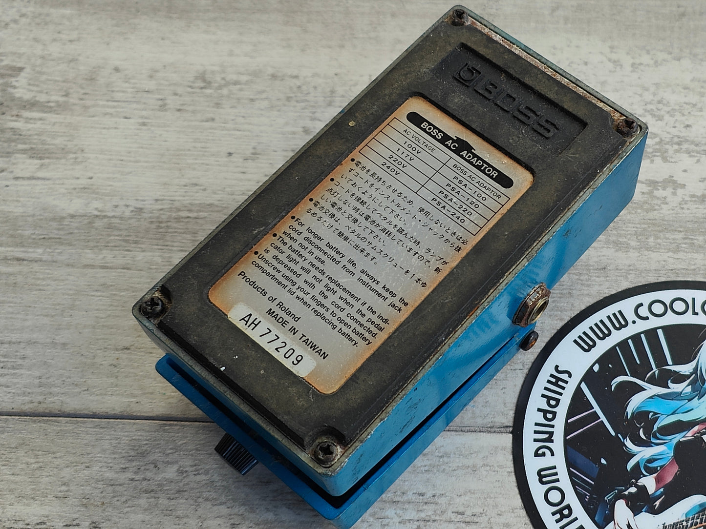 1995 Boss BD-2 Blues Driver Vintage Overdrive Pedal