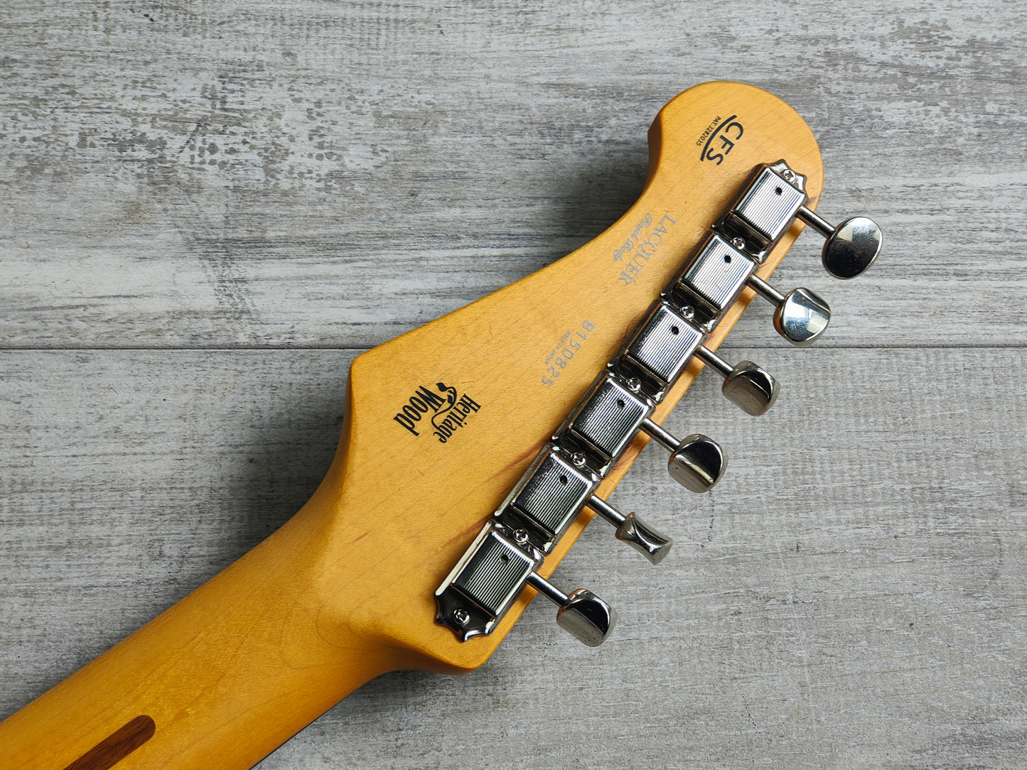 2015 History (by Fujigen Japan) TH-SV/R "Heritage Wood Series" Stratocaster (Dark Lake Placid Blue)