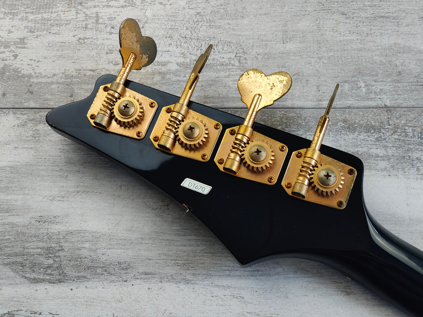 1984 Ibanez Japan DT-670 Destroyer II Vintage Bass (Black)