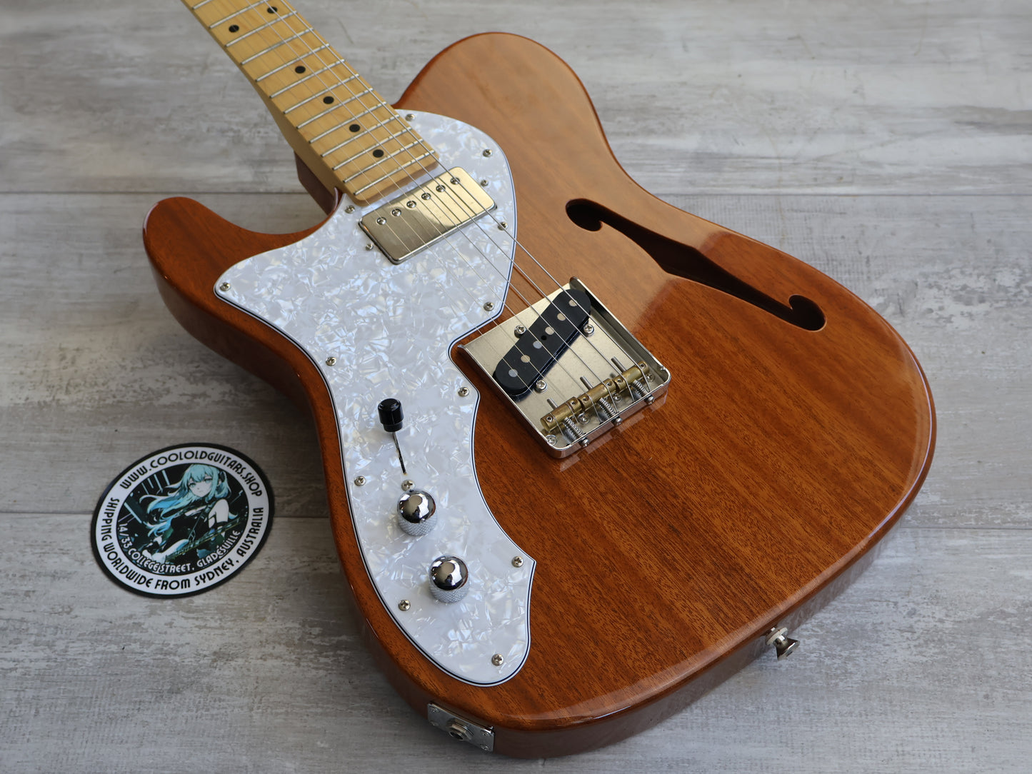 2018 FGN (by Fujigen Japan) NTL11RMHTL-NT/02 Neo Classic LH Left Handed Thinline Twang-Style (Natural)