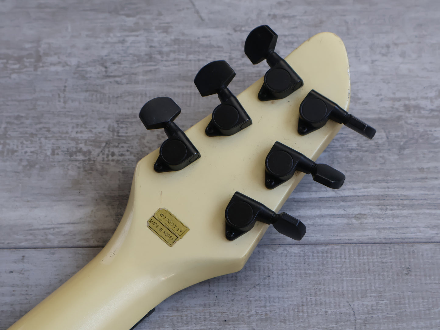 1990 Greco GPS-60 PRS Style HSS Electric Guitar (Pearl White)