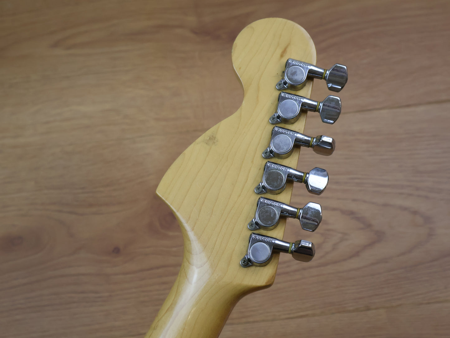 1989 Fender Japan '72 Reissue Scalloped Stratocaster (Aged White)