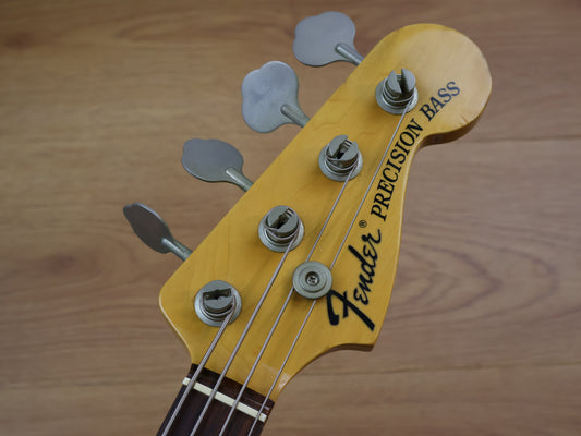 1993 Fender Japan PB70-75 '70 Reissue Precision Bass (Aged Vintage White)