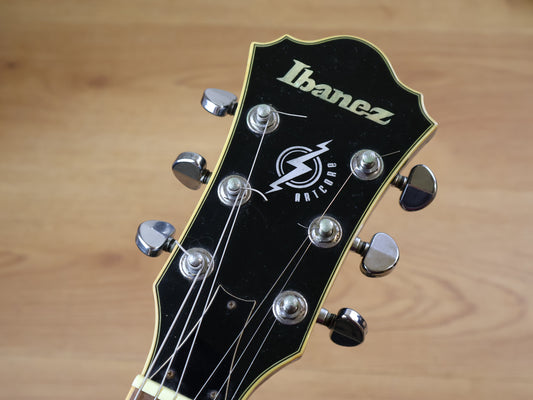 2002 Ibanez Artcore AG75-TBS-12-01 Hollowbody (Transparent Blue)