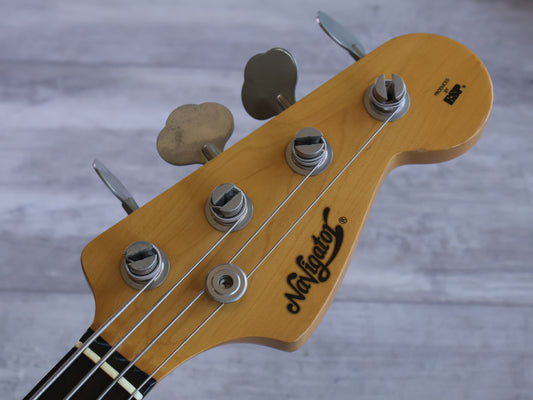 1980's Navigator (by ESP Japan) Custom Order PJ Fretless Precision Bass (Walnut)