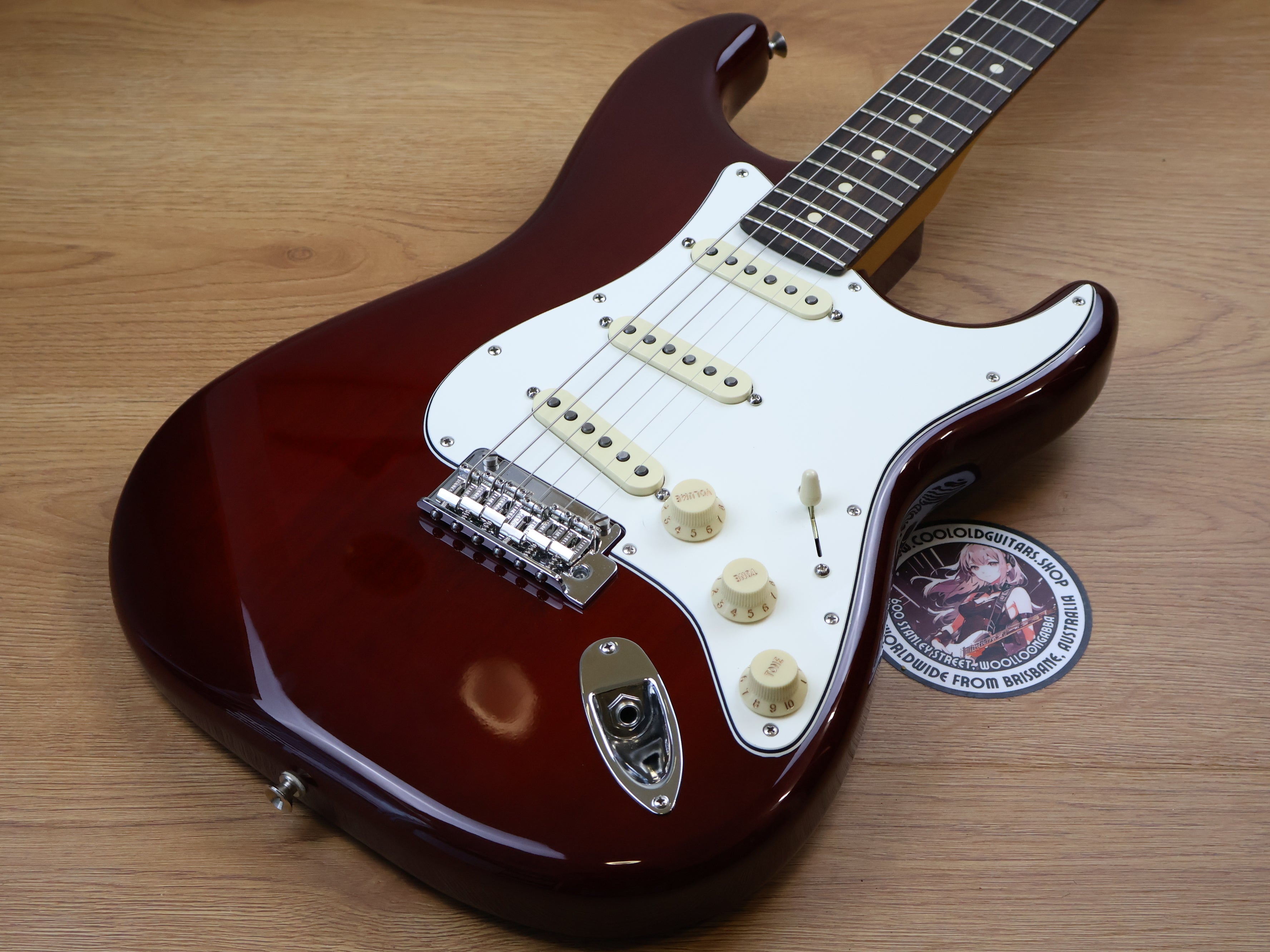 2025 Fender Player II Stratocaster (Transparent Cherry Burst