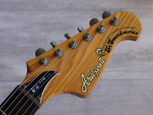 1979 Aria Pro II Japan TS-600 Neckthrough Tri-Sound (Natural)