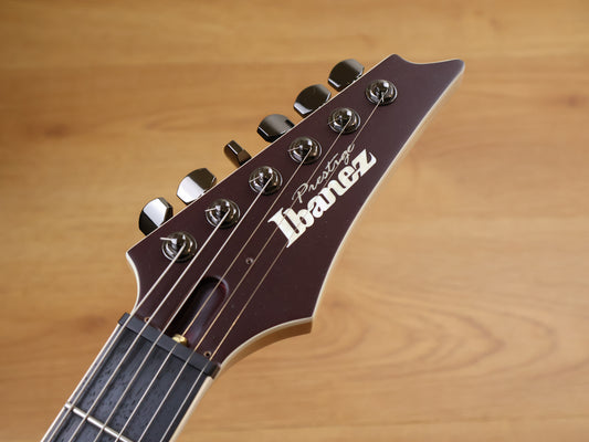 2022 Ibanez Japan Prestige RG5121 Superstrat (Burgundy Metallic Flat)