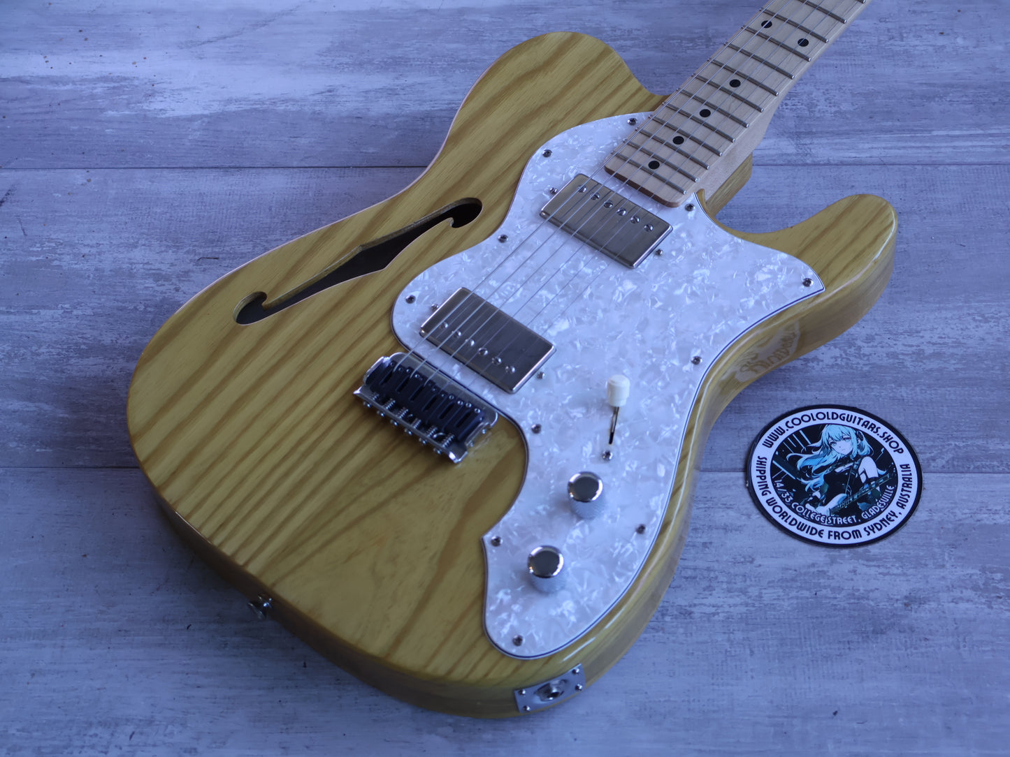 1973 Greco Japan TE-400 Twang-Style Thinline w/Replacement Neck (Natural)
