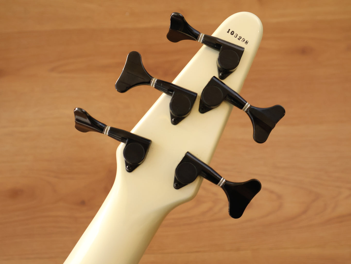 1990's Tune Bass Maniac TP-05 5-String Bass (Pearl White)