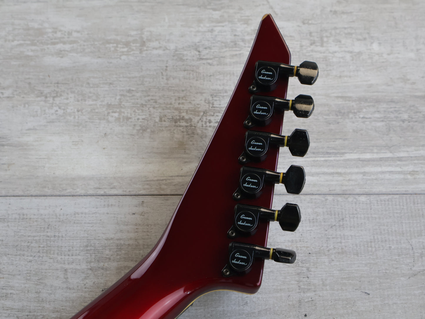 1990's Grover Jackson KV.D-120 King V Flying V (Metallic Red)