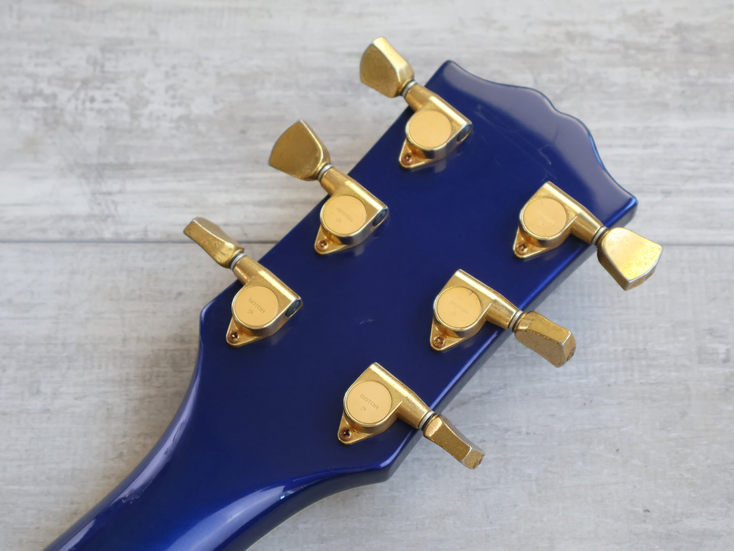 1991 Burny Japan RLC-70 Les Paul Custom (Metallic Blue)