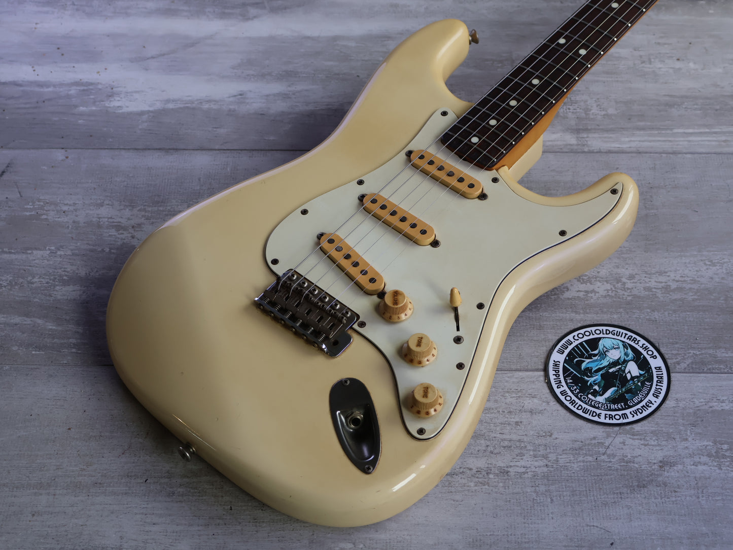 1979 Fernandes Japan FST-60 '64 Reissue S-Style (Vintage White)