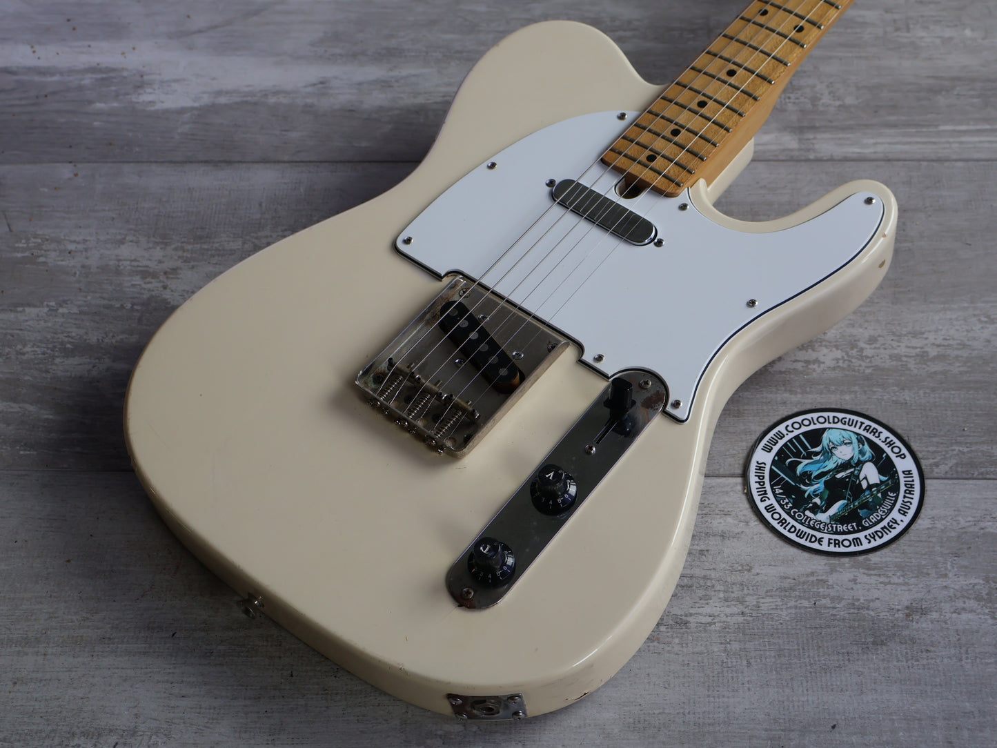 1973 Greco Japan TE-280 Vintage Twang-Style (Aged White)
