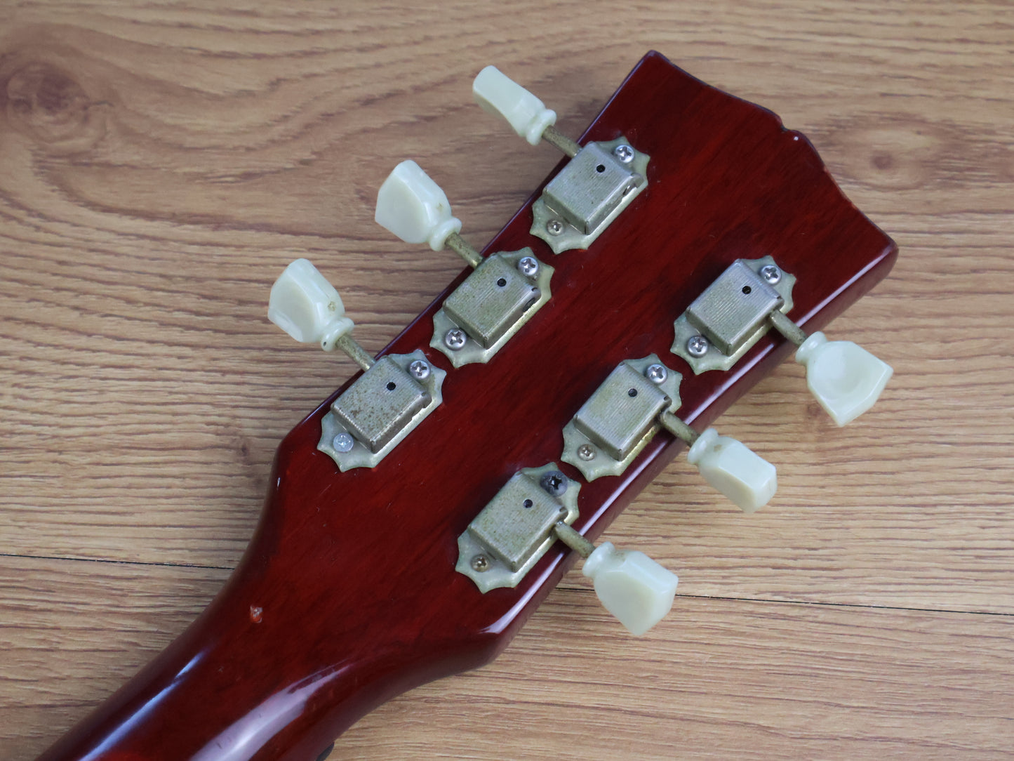 1990 Samick SG-7 Japanese Market SG Double Cutaway (Cherry Red)
