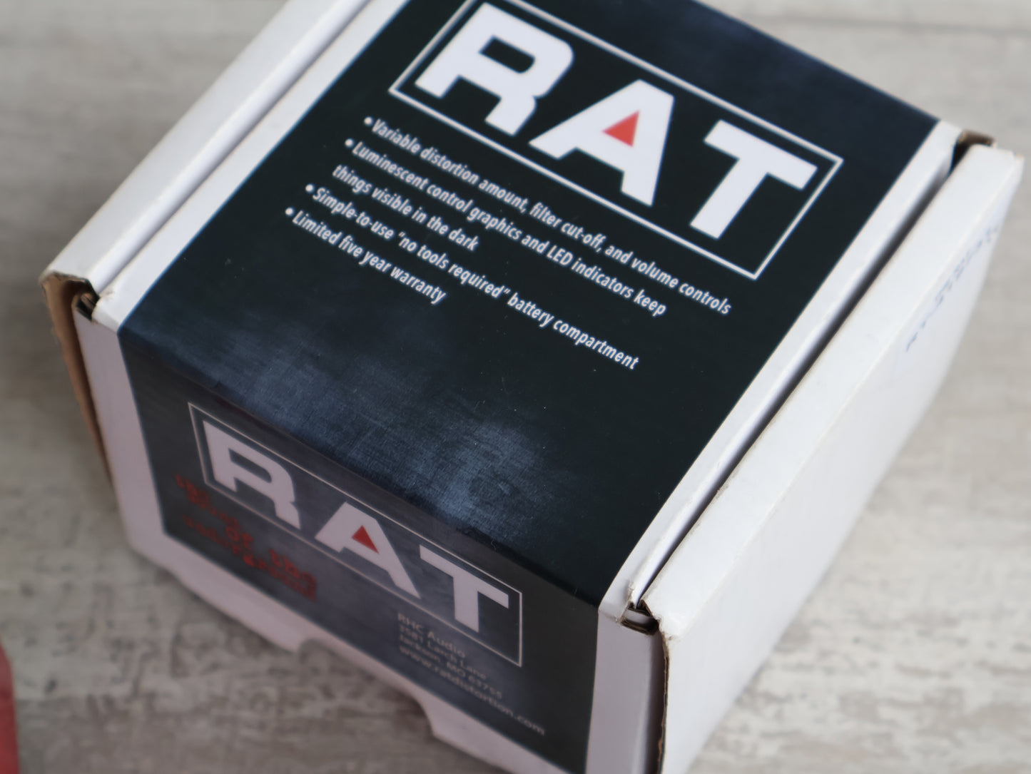 2018 ProCo Rat 2 "Ikebe Gakki" Limited Edition Red Distortion Pedal