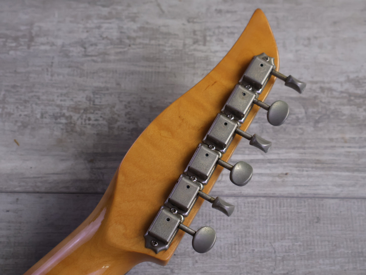 1980's Tokai Japan A-100S-BM Talbo Goldstar Sound Cast Aluminium Guitar (Blue Metallic)