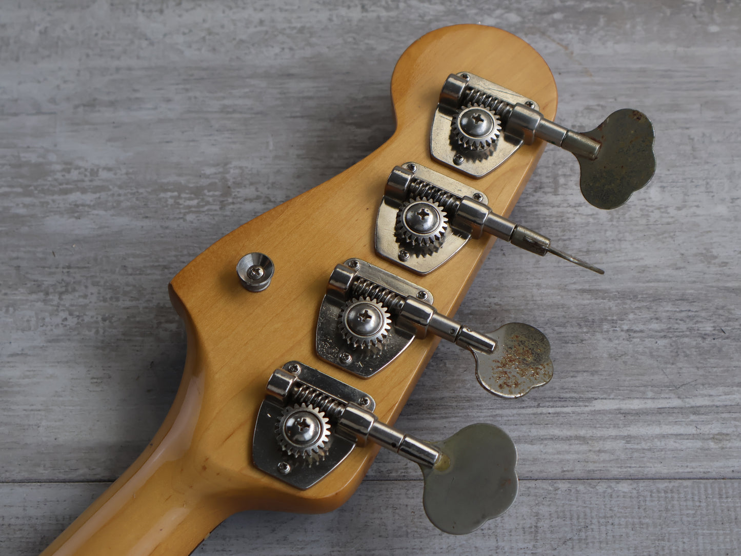 1984 Tokai TJB-50 '64 Reissue Jazz Bass (Metallic Red w/Matching Headstock)