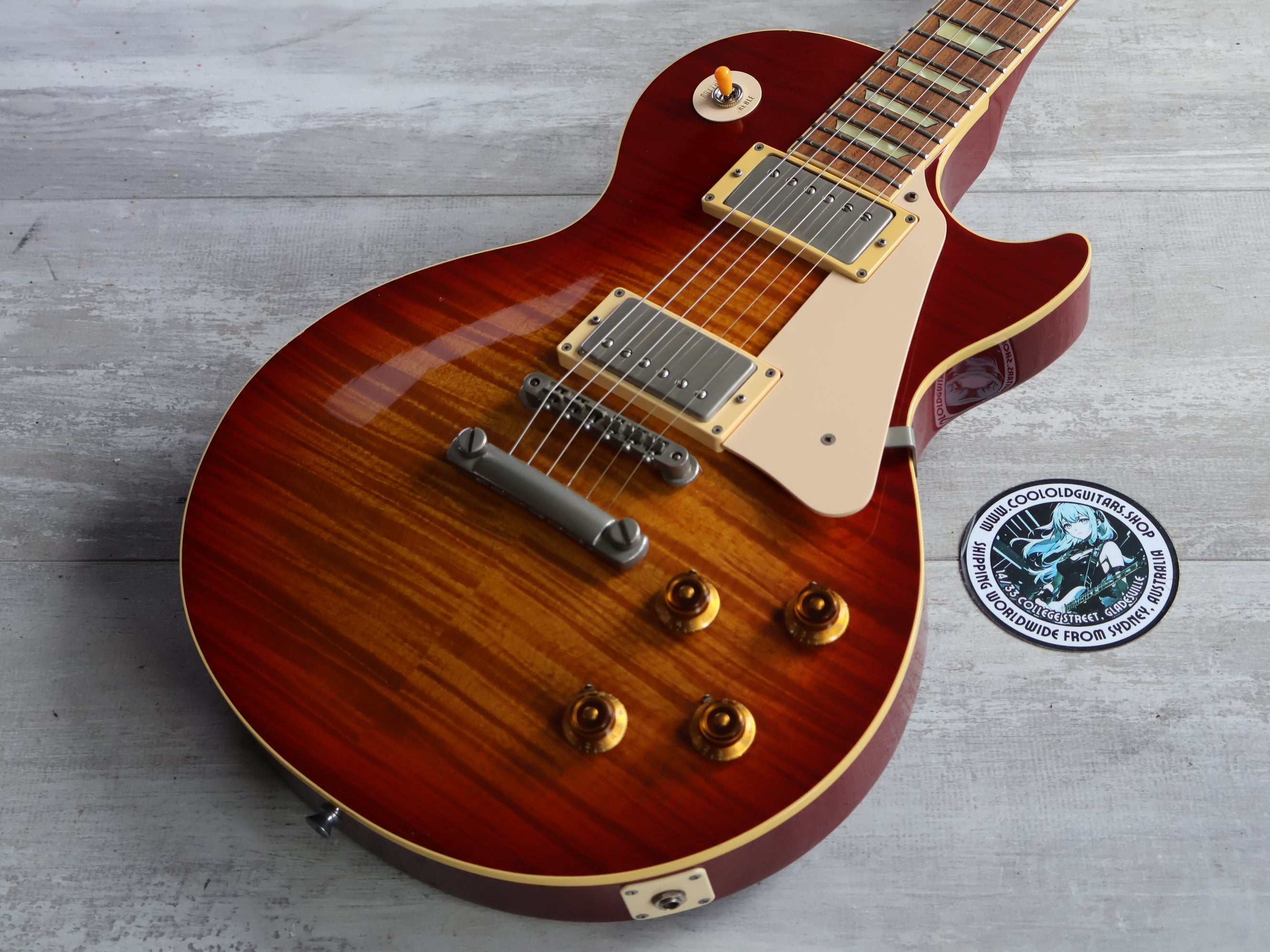 1997 Orville Japan (by Gibson) LPS-80F Les Paul Standard (Cherry