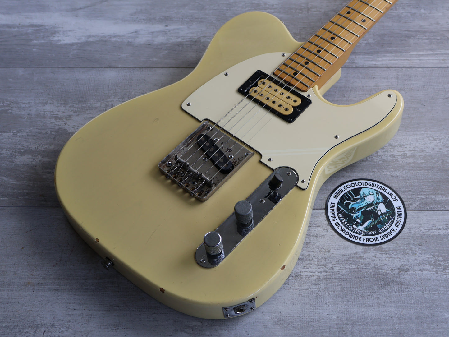 1976 Aria Pro II Japan TE-400 "Backaroo" Twang-Style (Blonde)