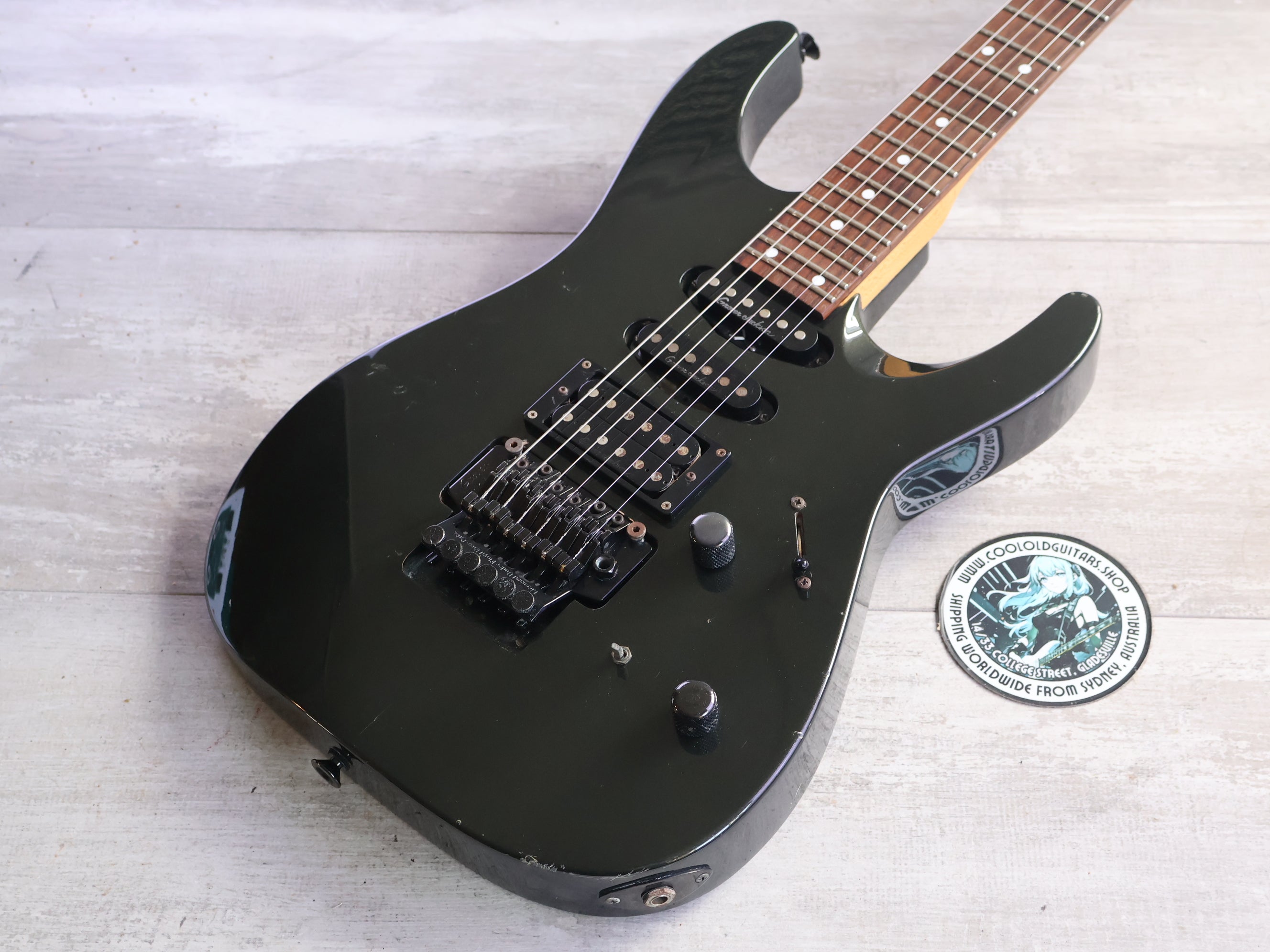 1999 Grover Jackson DK-c.u.40/SSH Dinky (Black) – Cool Old Guitars