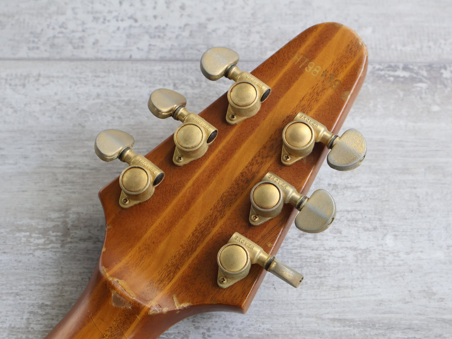 1979 Greco Japan AK-1400 Ace Frehley Neckthrough Flying V (Musicland Key Exclusive)