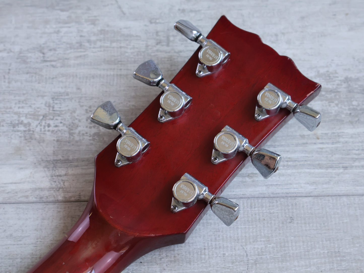 1980 Yamaha Japan SA-700 ES-335 Semi Hollowbody Electric Guitar (Persimmon Red)