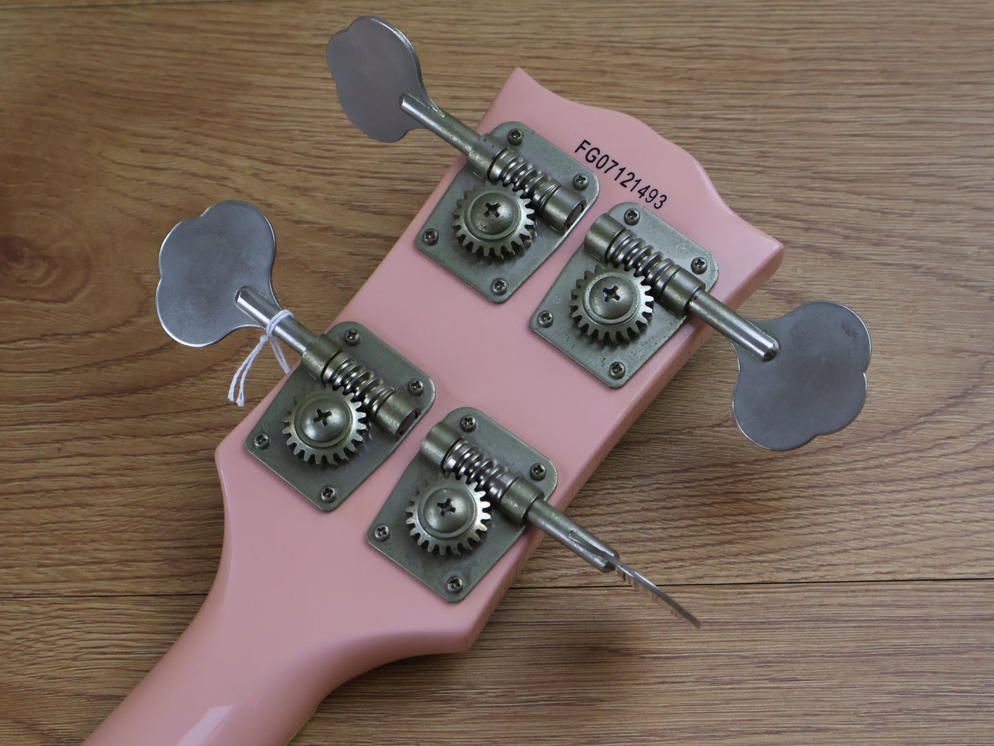 2007 Burny PEB-65 Swanky Spider SG Bass (Pale Pink)