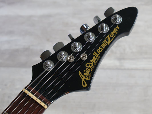 1982 Aria Pro II Japan RS INAZUMA-V (Black/Red)