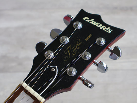 2014 Edwards (by ESP Japan) E-KT-135SQM Double Cutaway (Dark Cherry Sunburst)