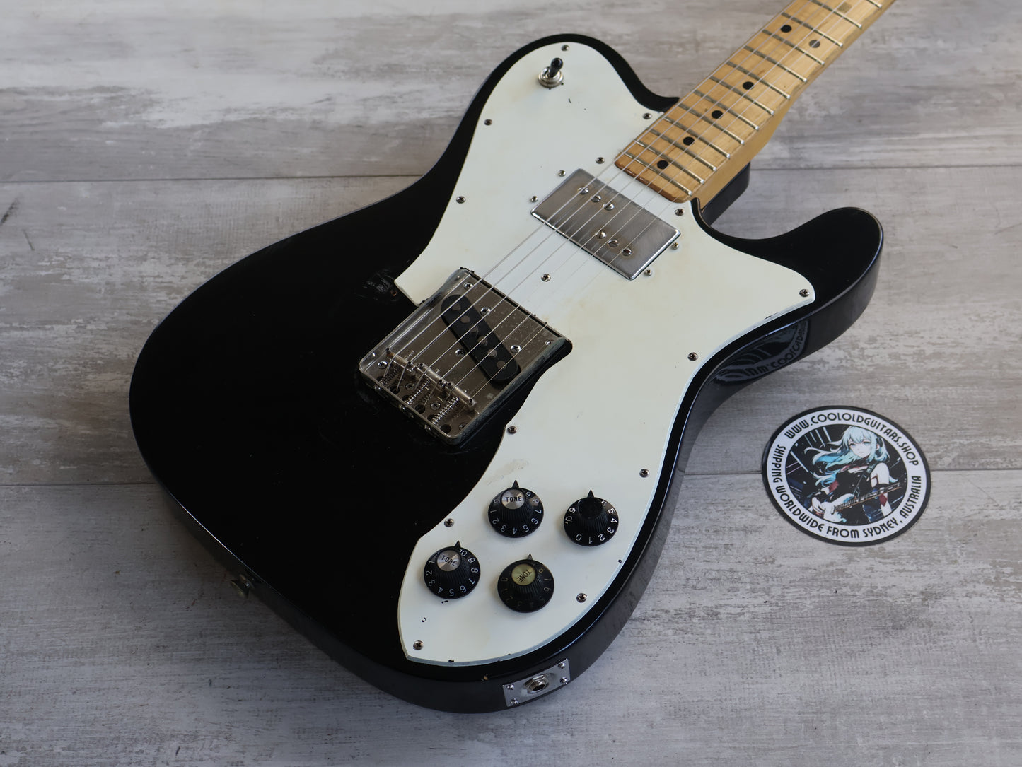 1974 Fernandes (Burny Japan) FTC60-BL Twang-Style Custom (Black)