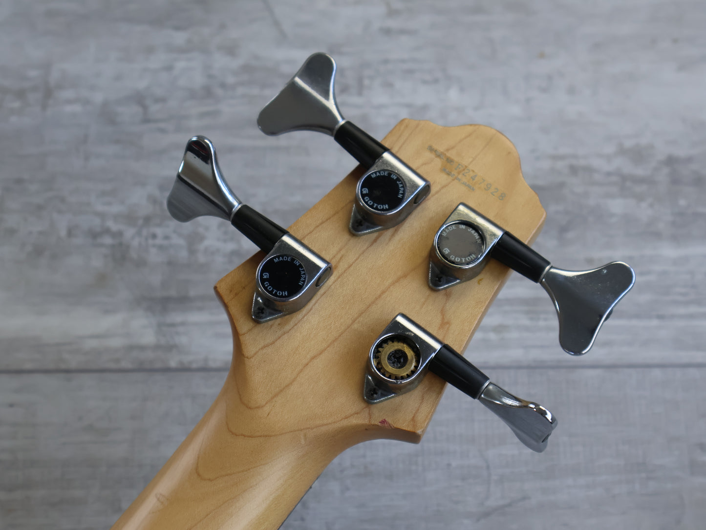 1992 Ibanez Japan NRB888 Roadstar Series "Bean Bass" (Metallic Black)