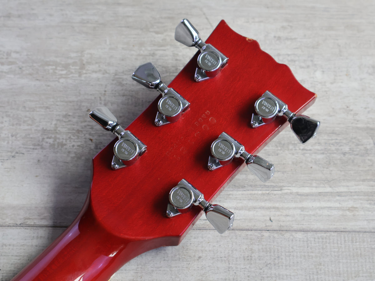 1981 Yamaha Japan SA-700 ES-335 Semi Hollowbody Electric Guitar (Persimmon Red)