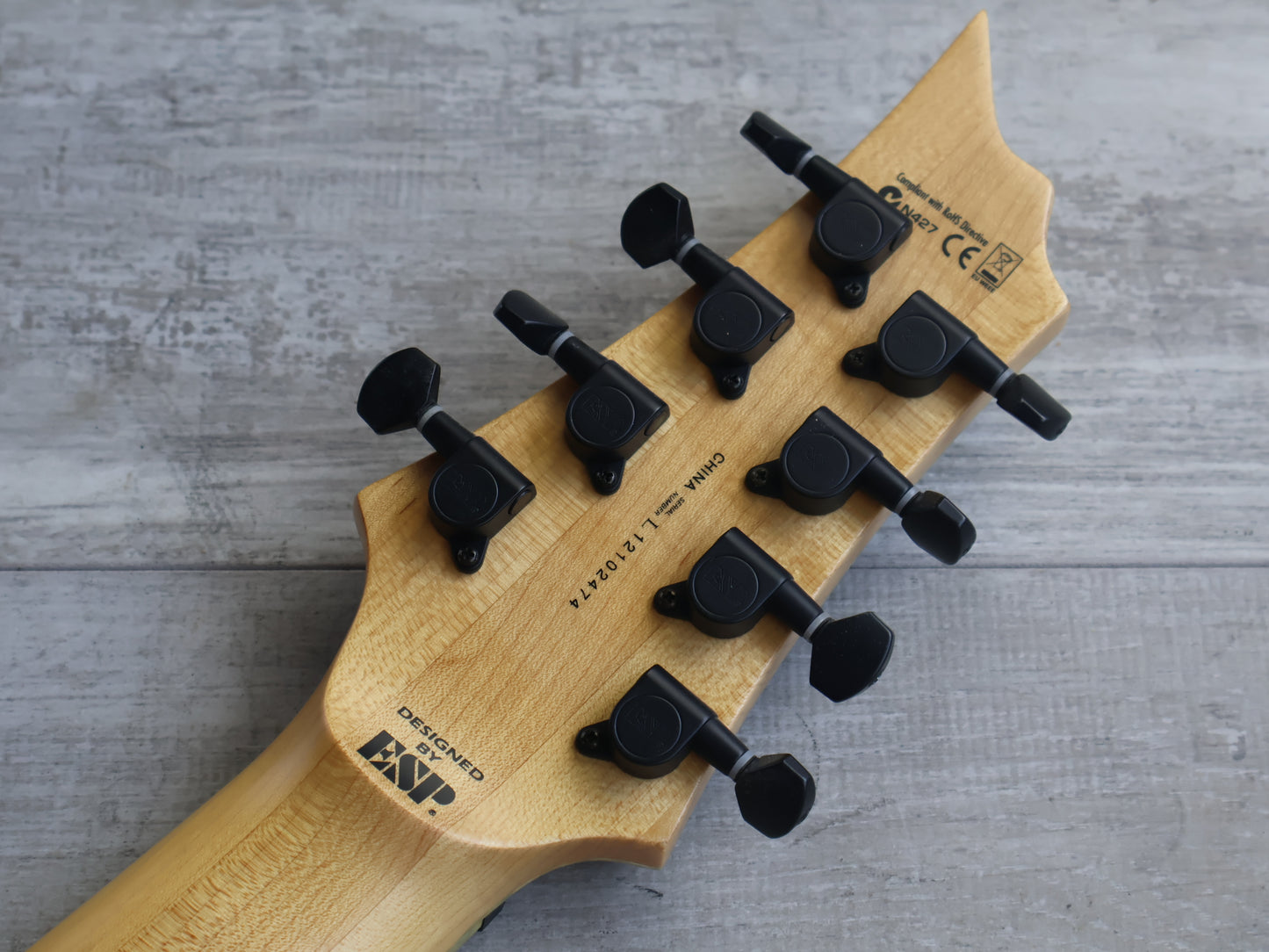 2012 ESP LTD H-338 8-String Electric Guitar (Black)