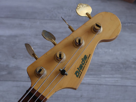 1990's Levinson Blade Japan B2 "Tetra" Jazz Bass (Violet Burst)