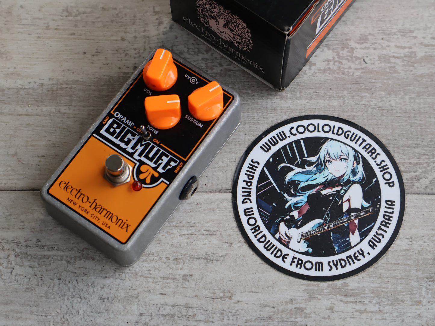 Electro Harmonix Op-Amp Big Muff Pi Distortion/Sustainer Pedal