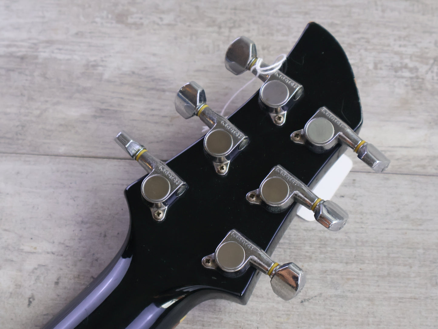 1990 Greco Japan APW-500 Dan Armstrong Double Cutaway (Black)