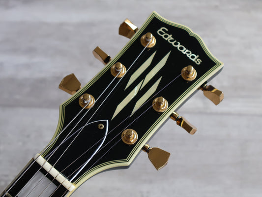 2014 Edwards (by ESP Japan) E-LP-130CD Les Paul Custom (Ebony)