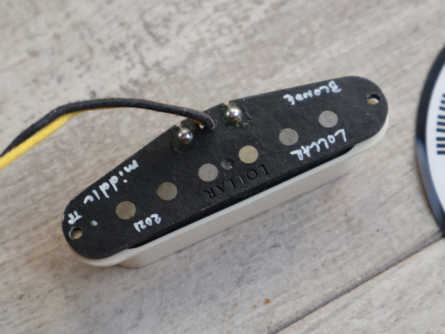 Lollar USA Stratocaster "Blonde" Middle Pickup (Parchment)