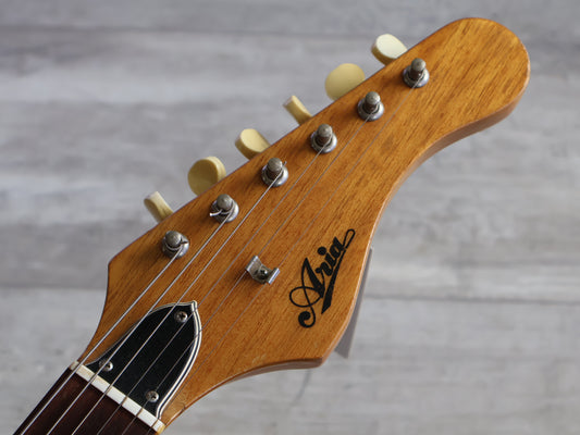 1960's Aria Japan (Matsumoku) 1532T Jaguar-Style Offset (Black - Radiohead)