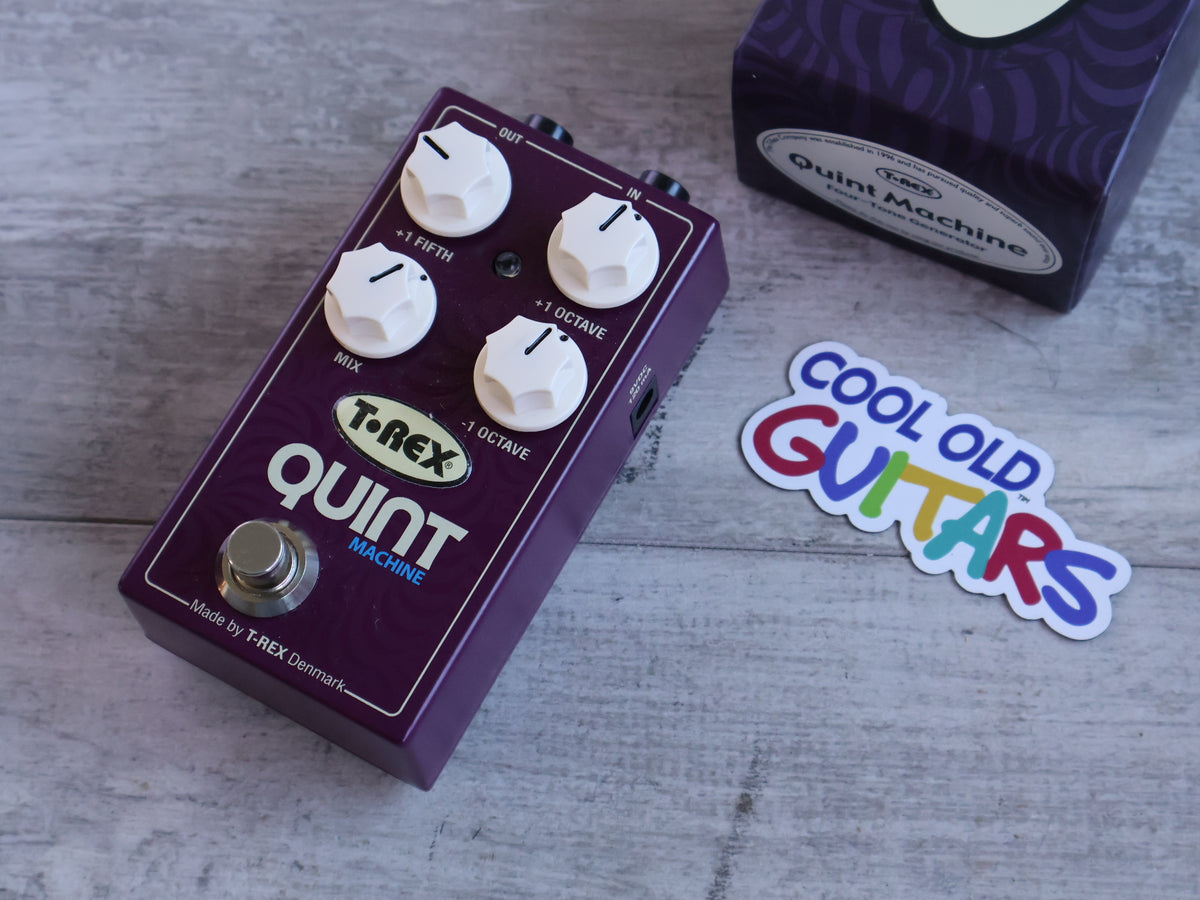 T-Rex QUINT Machine Octaver Pedal w/ Fifth Up & Individual Volume Control